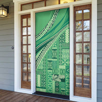 Pasifika Women's Day - Samoa Siapo Malu Tattoo Inspired Door Cover Jade