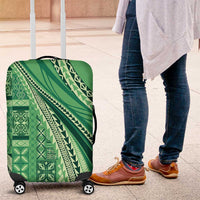Pasifika Women's Day - Samoa Siapo Malu Tattoo Inspired Luggage Cover Jade