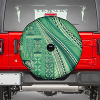 Pasifika Women's Day - Samoa Siapo Malu Tattoo Inspired Spare Tire Cover Jade
