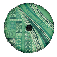 Pasifika Women's Day - Samoa Siapo Malu Tattoo Inspired Spare Tire Cover Jade