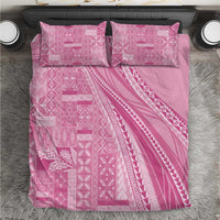 Pasifika Women's Day - Samoa Siapo Malu Tattoo Inspired Bedding Set Pink