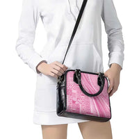 Pasifika Women's Day - Samoa Siapo Malu Tattoo Inspired Shoulder Handbag Pink