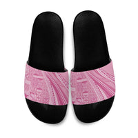 Pasifika Women's Day - Samoa Siapo Malu Tattoo Inspired Slide Sandals Pink