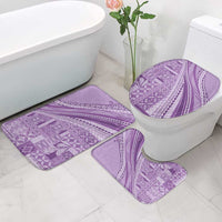 Pasifika Women's Day - Samoa Siapo Malu Tattoo Inspired Bathroom Set Lavender