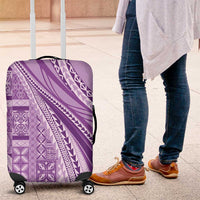Pasifika Women's Day - Samoa Siapo Malu Tattoo Inspired Luggage Cover Lavender