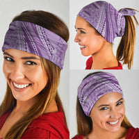 Pasifika Women's Day - Samoa Siapo Malu Tattoo Inspired Neck Gaiter Lavender