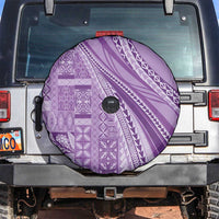 Pasifika Women's Day - Samoa Siapo Malu Tattoo Inspired Spare Tire Cover Lavender