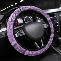 Pasifika Women's Day - Samoa Siapo Malu Tattoo Inspired Steering Wheel Cover Lavender