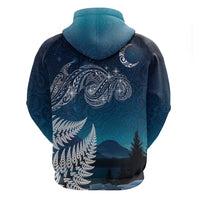 New Zealand Matariki Zip Hoodie Starry Night Style