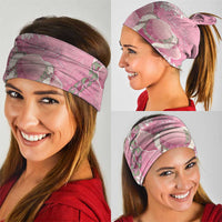 Hawaii Maui Island Flowers Lei Neck Gaiter Lokelani Rose Pink