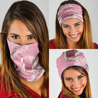 Hawaii Maui Island Flowers Lei Neck Gaiter Lokelani Rose Pink