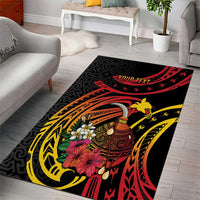 Personalized Milne Bay Area Rug PNG Lime Pot with Oro Tapa
