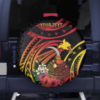 Personalized Milne Bay Spare Tire Cover PNG Lime Pot with Oro Tapa