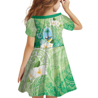 Hafa Adai Guam Chamorro Personalized Family Matching Tank Maxi Dress and Hawaiian Shirt Summer Green Latte Stone with Guasali - Polynesian Pride