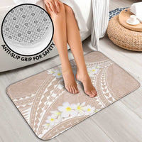 Polynesian Vintage Floral Bathroom Set Beige Motifs - Polynesian Pride