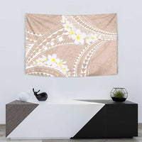 Polynesian Vintage Floral Tapestry Beige Motifs - Polynesian Pride