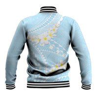 Polynesian Vintage Floral Baseball Jacket Azure Motifs LT7 - Polynesian Pride
