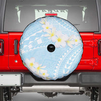 Polynesian Vintage Floral Spare Tire Cover Azure Motifs - Polynesian Pride