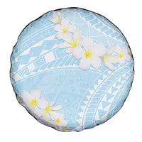 Polynesian Vintage Floral Spare Tire Cover Azure Motifs - Polynesian Pride