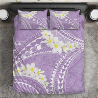 Polynesian Vintage Floral Bedding Set Lavender Motifs - Polynesian Pride