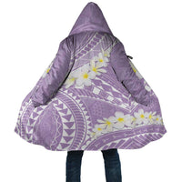 Polynesian Vintage Floral Cloak Lavender Motifs - Polynesian Pride