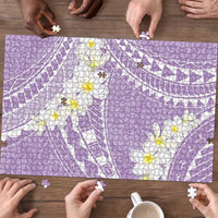 Polynesian Vintage Floral Puzzle Lavender Motifs - Polynesian Pride