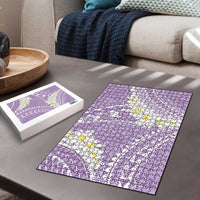Polynesian Vintage Floral Puzzle Lavender Motifs - Polynesian Pride