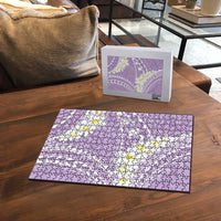 Polynesian Vintage Floral Puzzle Lavender Motifs - Polynesian Pride