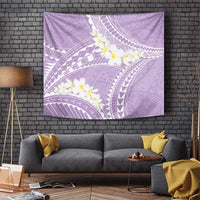 Polynesian Vintage Floral Tapestry Lavender Motifs - Polynesian Pride