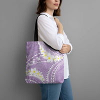 Polynesian Vintage Floral Tote Bag Lavender Motifs - Polynesian Pride