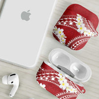 Polynesian Vintage Floral AirPods Case Scarlet Motifs - Polynesian Pride
