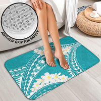 Polynesian Vintage Floral Bathroom Set Teal Motifs - Polynesian Pride