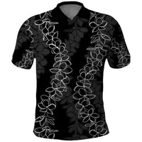 Hawaii Plumeria Lei Polo Shirt Aloha Festive Vibe
