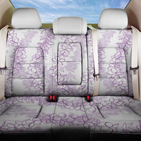 Hawaii Plumeria Lei Back Car Seat Cover Aloha Festive Vibe - Amethyst