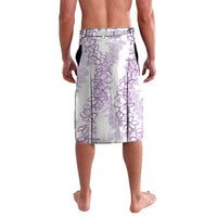 Hawaii Plumeria Lei Lavalava Aloha Festive Vibe - Amethyst
