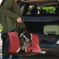 New Zealand Christmas Travel Bag Flora Map with Birds - Polynesian Pride