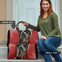 New Zealand Christmas Travel Bag Flora Map with Birds - Polynesian Pride