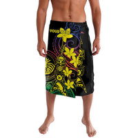 New Caledonia Kanaky Personalized Lavalava Fleche Faitiere - Plumeria