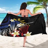 Personalized Philippines Tribal Sarong Tropical Waves - Plumeria