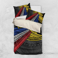 Philippines Sun Bedding Set Pasifika Tribal Style