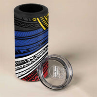 Philippines Sun 4 in 1 Can Cooler Tumbler Pasifika Tribal Style