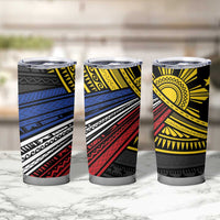 Philippines Sun Tumbler Cup Pasifika Tribal Style
