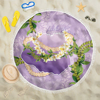 Hawaii Kauai Island Flowers Lei Beach Blanket Mokihana Lei