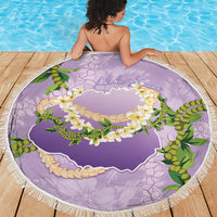 Hawaii Kauai Island Flowers Lei Beach Blanket Mokihana Lei