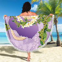 Hawaii Kauai Island Flowers Lei Beach Blanket Mokihana Lei