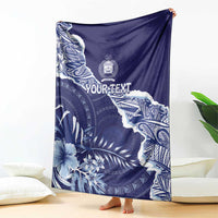 Fiji Queen Victoria School Personalised Blanket Masi Tapa Torn Style