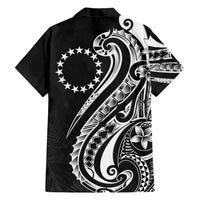 Kia Orana Cook Islands Family Matching Short Sleeve Bodycon Dress and Hawaiian Shirt Kerekere Plumeria Tropical Waves - Polynesian Pride