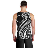 Kia Orana Cook Islands Men Tank Top Kerekere Plumeria Tropical Waves - Polynesian Pride