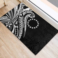 Kia Orana Cook Islands Rubber Doormat Kerekere Plumeria Tropical Waves - Polynesian Pride