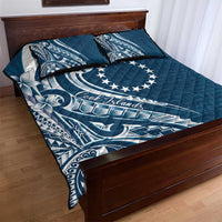 Kia Orana Cook Islands Quilt Bed Set Auika Plumeria Tropical Waves - Polynesian Pride